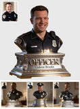 Custom Any Photo - Personalized Police Officer Custom Shaped Acrylic Plaque