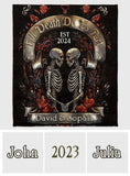 Till Death Do Us Part - Personalized Couple Blanket