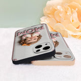 Mother's Day Gift, Custom From Any Photo - Personalized Mother 3D Embossed Leather Phone Case