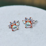 Dog Paw Jewellery - Personalized Dog Stud Earrings