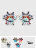 Dog Paw Jewellery - Personalized Dog Stud Earrings