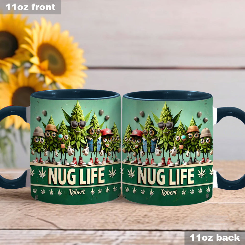 Nug Life - Personalized Weed Accent Mug