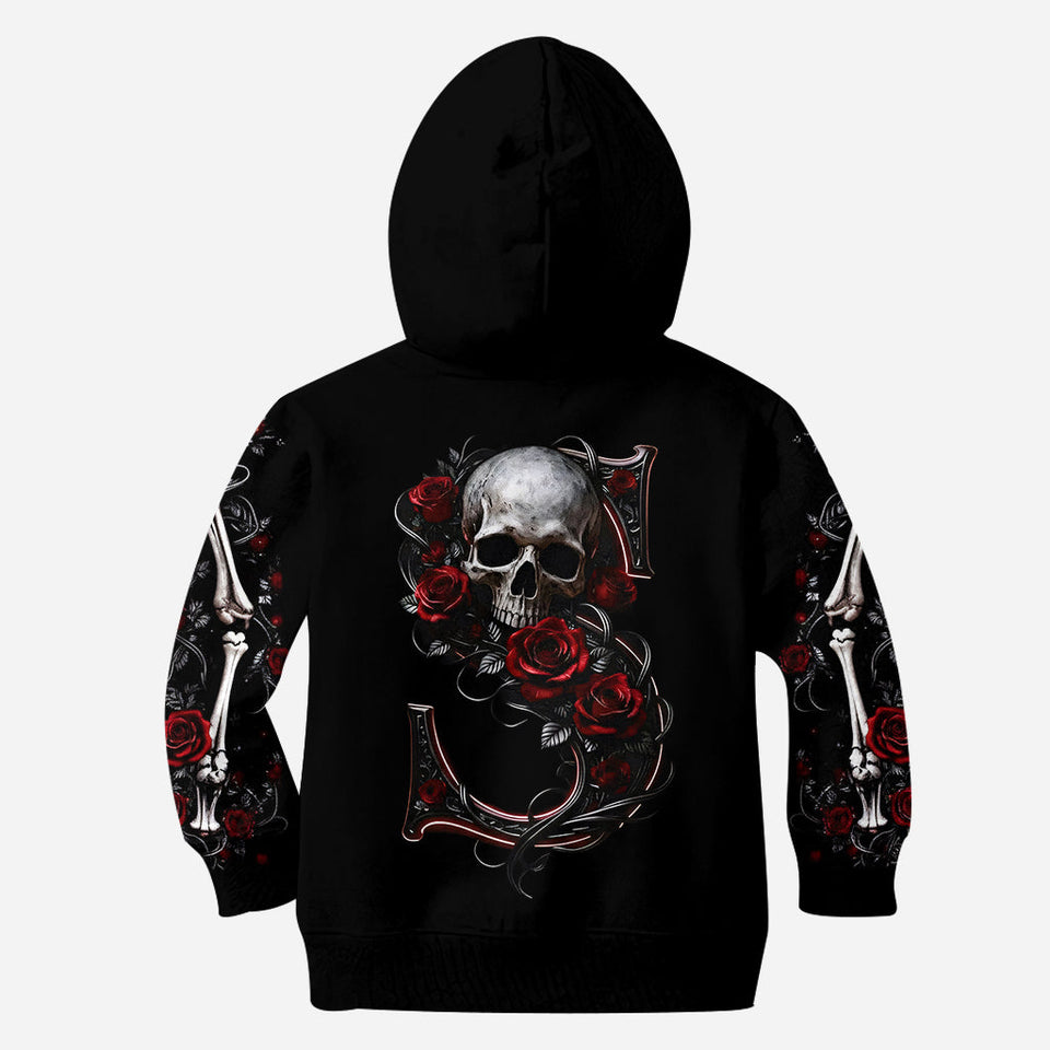 Rose & Skull - Personalized Skull All Over Shirt