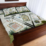 Live Love Golf - Personalized Golf Quilt Set