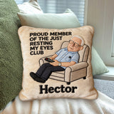 Funny Gift For Dad, Father's Day Gift - Personalized Father Premium Faux Fur Pillow
