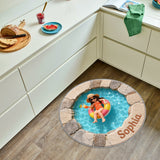 Summer Vibes - Personalized Kid Non-Slip Tufted Rug