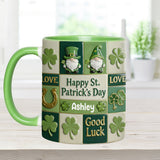 Happy St. Patrick's Day - Personalized Irish Accent Mug & Coaster