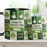 Happy St. Patrick's Day - Personalized Irish Accent Mug & Coaster