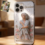 Forever Loved Grandma Diamond - Perfect Mother's Day Gift - Personalized Grandma Full Print Phone Case