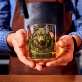 Cool Wolf - Personalized Wolf Whiskey Glass
