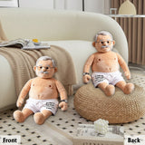 Funny Dad Bod - Personalized Father Premium Faux Fur Pillow