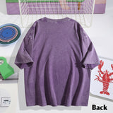 Vintage Map Papa Title - Personalized Father Wash T-shirt