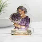 I Love You - Personalized Mother Acrylic LED Night Light