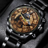 Brave Doberman Pinscher - Personalized Dog Hand Watch