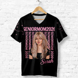 Senior2026 - Personalized Graduation Fully Printed V-Neck T-Shirt