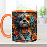 Colorful Shih Tzu Dreams - Personalized Dog Accent Mug