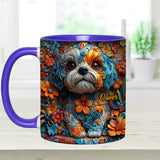 Colorful Shih Tzu Dreams - Personalized Dog Accent Mug