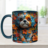 Colorful Shih Tzu Dreams - Personalized Dog Accent Mug