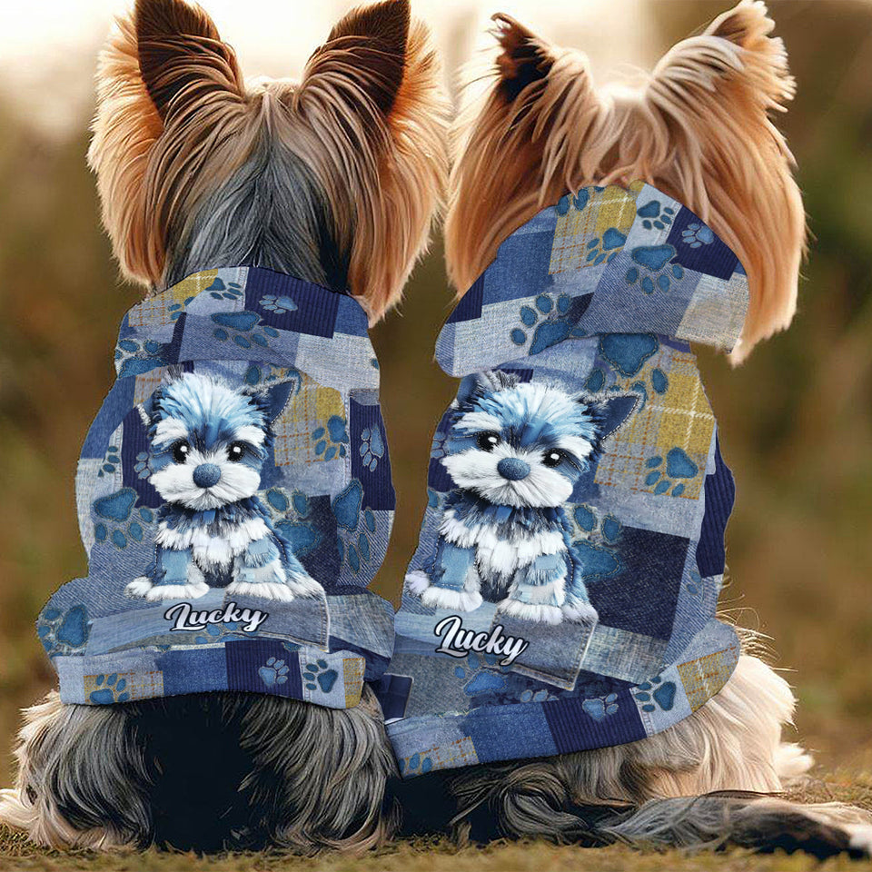Love My Dog - Personalized Dog Pet Hoodie