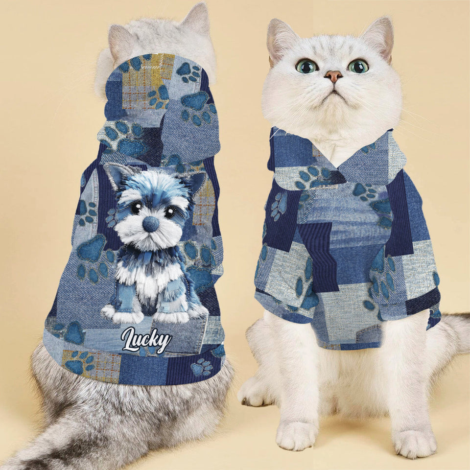 Love My Dog - Personalized Dog Pet Hoodie