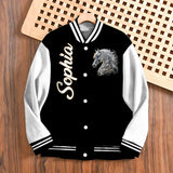 Love Horse - Personalized Horse Varsity Jacket