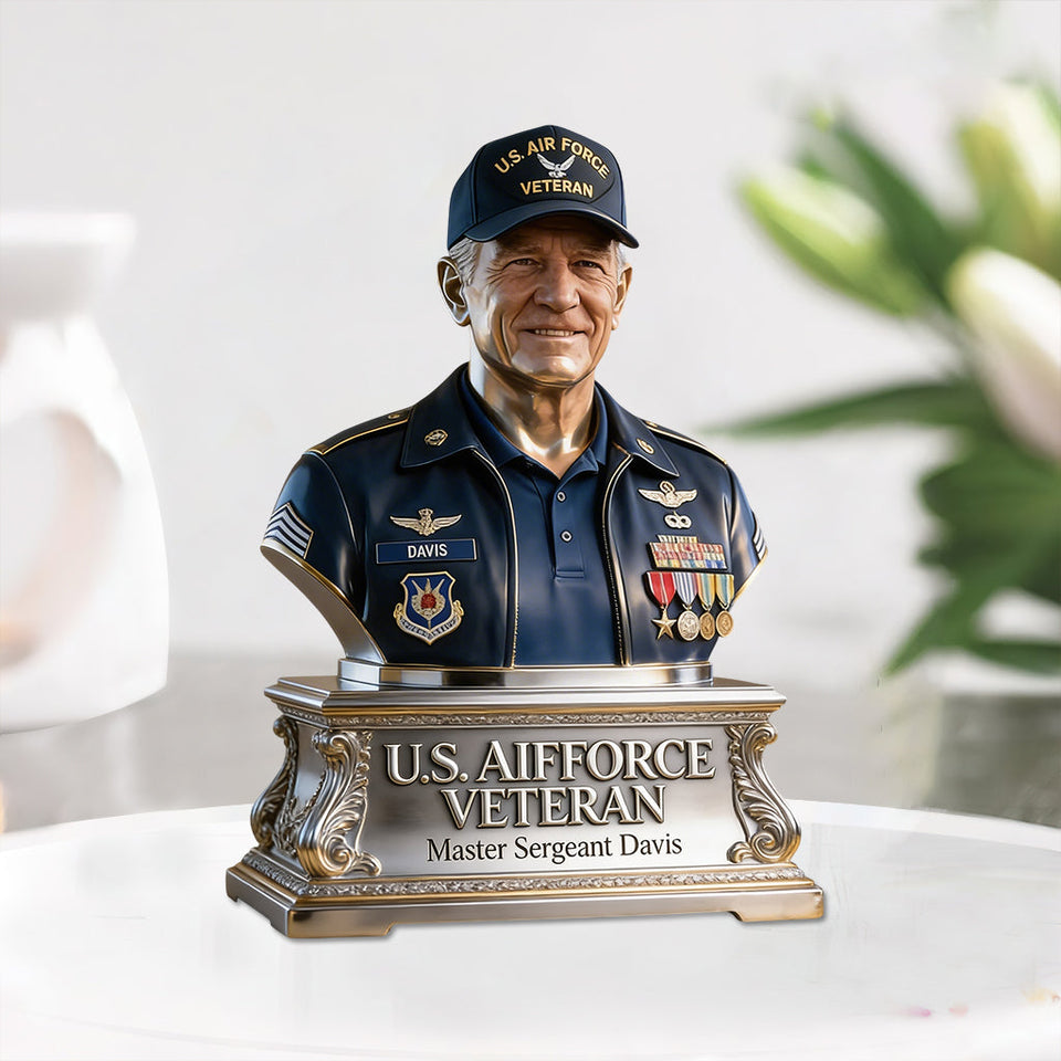 Custom Any Photo - Personalized Veteran Custom Shaped Acrylic Plaque