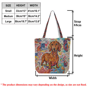 Funky Pet Art - Personalized Dog Cat Quilted Tote Bag