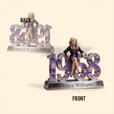 Photo and Year - Gift For Her - Personalized Birthday Custom Shaped Acrylic Plaque