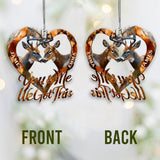 You & Me We Got This - Personalized Hunting Transparent Car Ornament