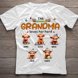 This Grandma Loves Her Herd - Personalized Grandma T-shirt And Hoodie