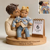 First Father's Day Gifts - Personalized Father Custom Shaped Wood Plaque