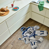 Love Hockey - Personalized Hockey Non-Slip Tufted Rug