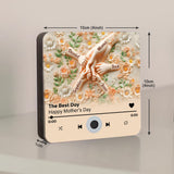 Holding Mom's Hand - Personalized Mother Music Fridge Magnet