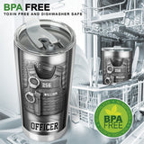 Serve And Protect - Personalized Police Officer Tumbler