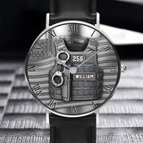 Serve And Protect - Personalized Police Officer Hand Watch
