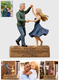 I Love You With All My Heart - Personalized Father Custom Shaped Wood Plaque