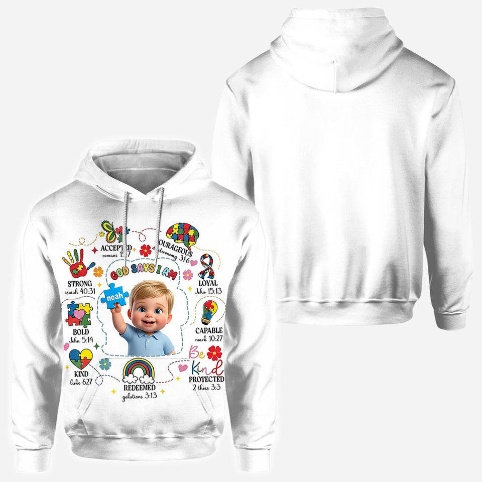Autism Christian - Personalized Autism Awareness All Over Shirt