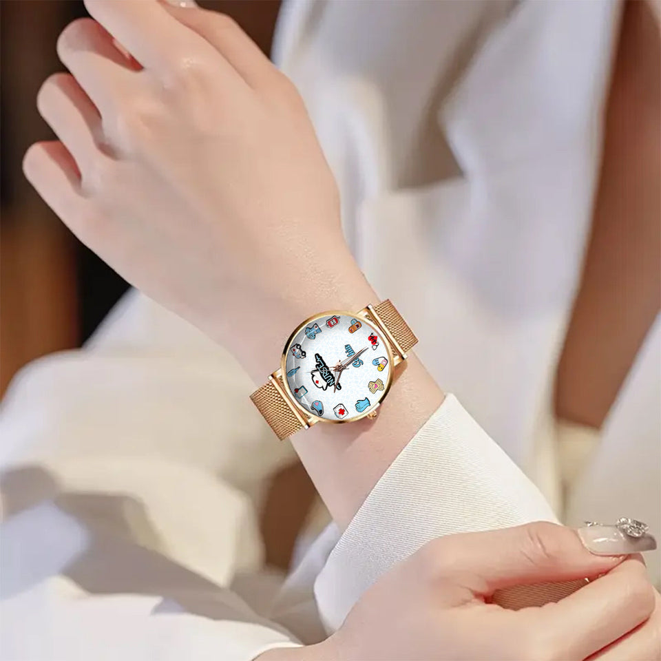Nurse Life - Personalized Nurse Women Hand Watch