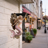 Soul Of A Mermaid - Personalized Mermaid Wooden Wall Mount Sign