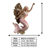 Soul Of A Mermaid - Personalized Mermaid Wooden Wall Mount Sign