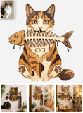 Funny Pet Keyrack - Personalized Cat Custom Shaped Hanging Rack