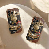 Route 66 100th Anniversary - Personalized Car Lover Leather Phone Case