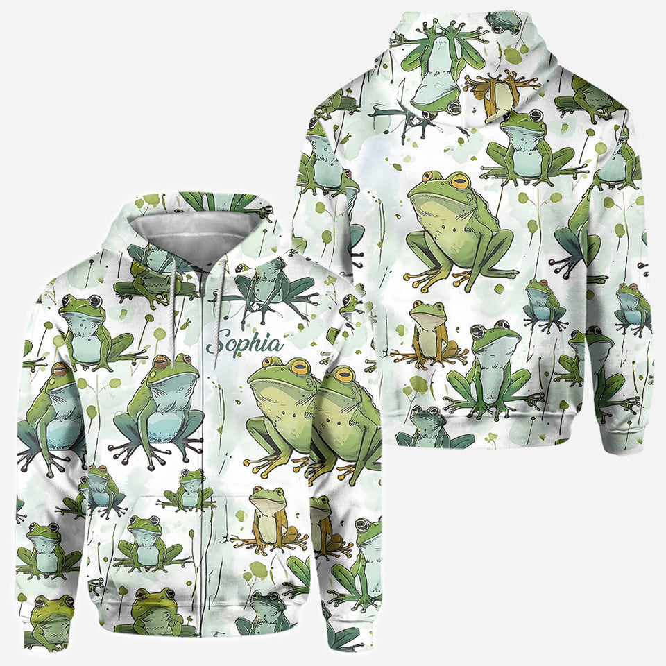 Love Frogs - Personalized Frog All Over Shirt