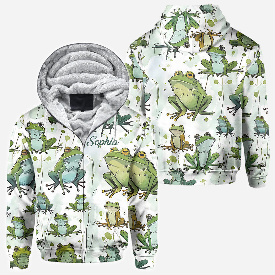 Love Frogs - Personalized Frog All Over Shirt