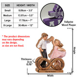 Custom Any Photo Dad & Daughter - Personalized Father Custom Shaped Wood Plaque