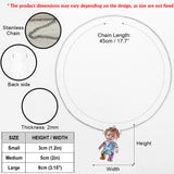 Custom Any Photo - Personalized Kid Shaped Acrylic Pendant Necklace