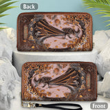 Beautiful Witch - Personalized Witch Leather Long Wallet