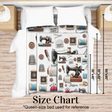 Stunning Sewing Machine - Personalized Sewing Blanket