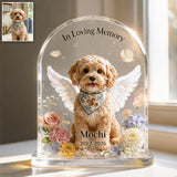 In Loving Memory - Personalized Dog Custom Shaped Acrylic Plaque