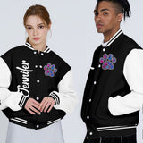 Dog Mom - Personalized Dog Varsity Jacket